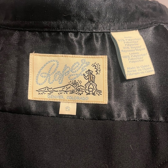 Roper Black Western Shirt with Rhinestones - Picture 13 of 13